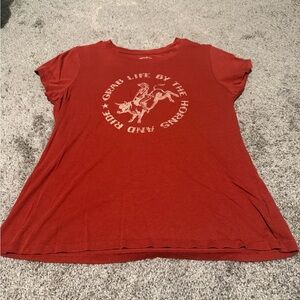 Idyllwind Red Graphic Short Sleeve Tee